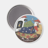 Imã redondo Boi de Mamão Magneet (Voorkant / Achterkant)