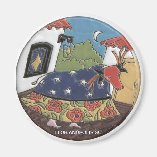 Imã redondo Boi de Mamão Magneet