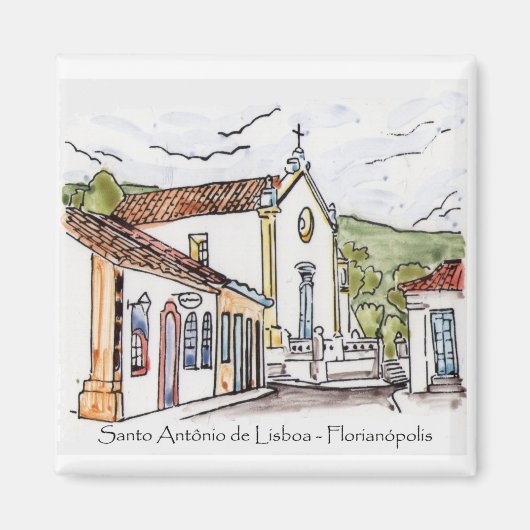 Imã Sto.Antonio de Lisboa Magneet (Voorkant)