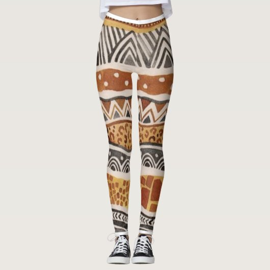ImaBoss Afro Leggings excentriques (Devant)