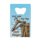 Image amusante de Cliff Hanger avec jeu de mot (Dos)