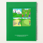 Image amusante des golfeurs jouant au golf. Golf (Dos)