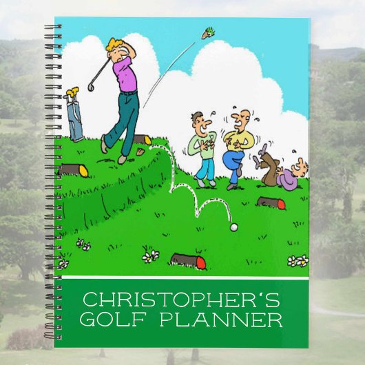 Image amusante des golfeurs jouant au golf. Golf