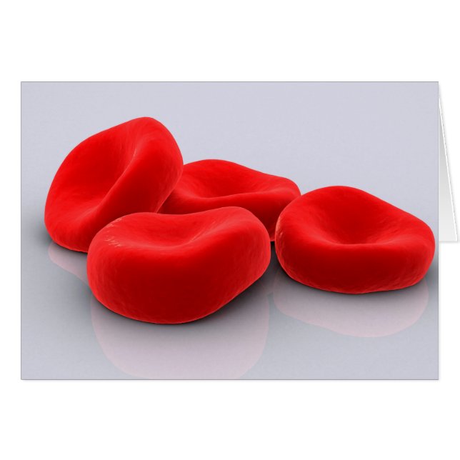 Image Conceptuelle Des Cellules De Sang Rouge (Devant horizontal)