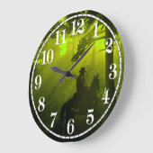 Image Cowboy pour horloge murale acrylique (Angle)