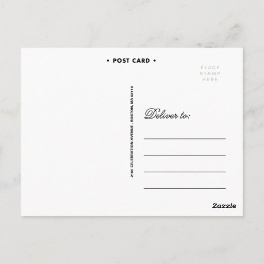 IMAGE D'AMOUR ET DE REMERCIEMENTS | CARTE POST MER (Dos)