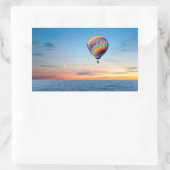 Image de ballon à air chaud pour Stickers Rectangl (Sac)