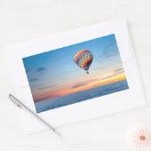 Image de ballon à air chaud pour Stickers Rectangl (Enveloppe)