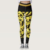 Image de bande de prudence Legging Jaune (Devant)