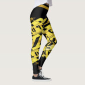Image de bande de prudence Legging Jaune (Droite)