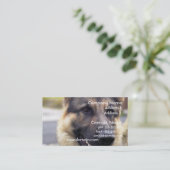 Image de carte de visite de berger allemand (Debout devant)