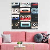 Image de cassettes rétro sur toile (Insitu(Salon))