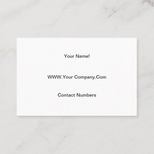 Image de chambre pour Carte de visite (Dos)