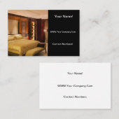 Image de chambre pour Carte de visite (Devant / Derrière)