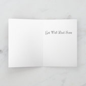 Image de chat pour la carte get-well (Intérieur)