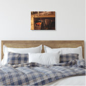 Image de chaussures rustiques sur toile (Insitu(Chambre))