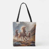 Image de chevaux sur un tote bag (Dos)