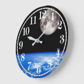 Image de conception de la Terre pour horloge mural (Angle)