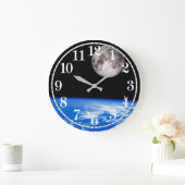 Image de conception de la Terre pour horloge mural (Maison)