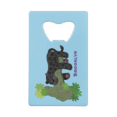 Image de dessin animé de chat en panthère noire ja (Dos)