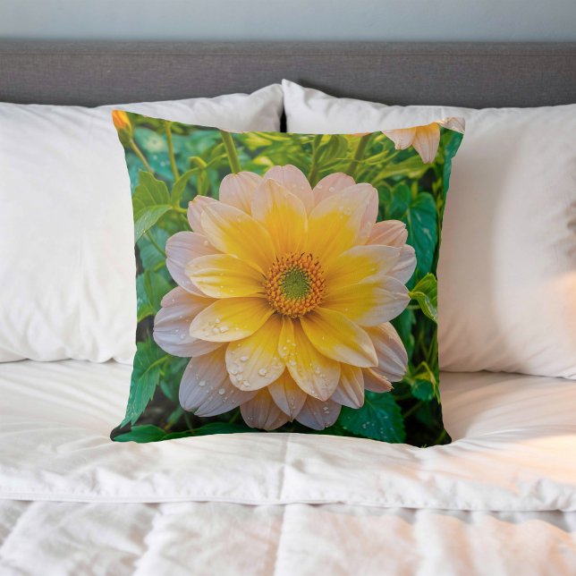 Image de fleur n° 11, série florale, coussin jeté (Créateur téléchargé)