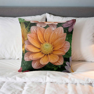Image de fleur n° 20, série florale, coussin jeté