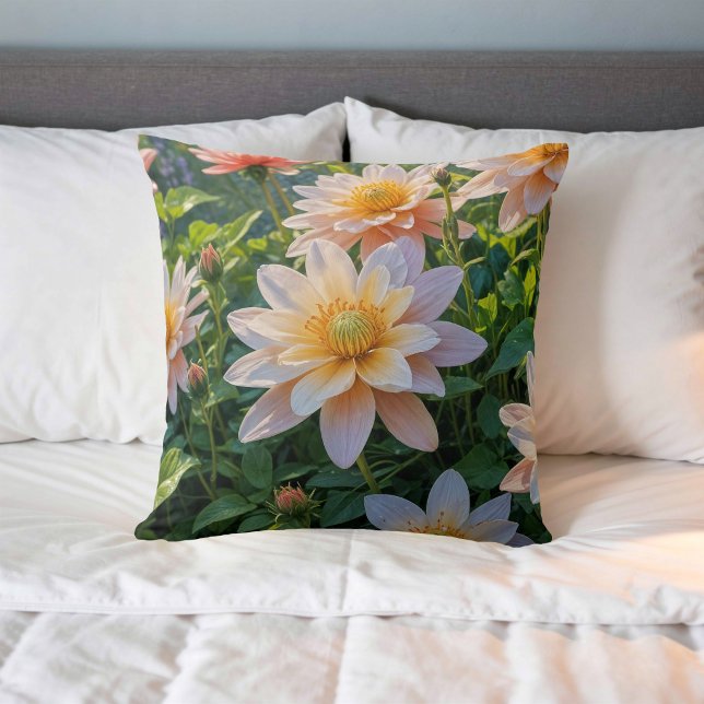 Image de fleur n° 32, série florale, coussin jeté (Créateur téléchargé)