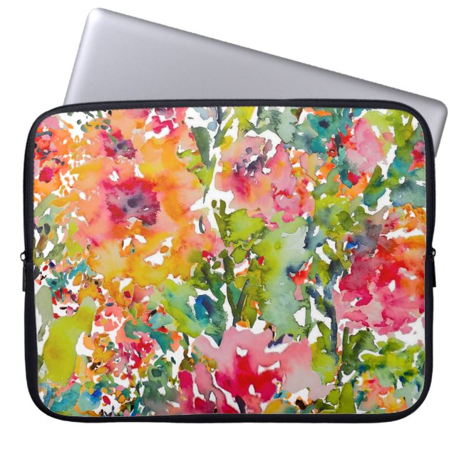 Image de fleurs pour sac électronique (Devant)