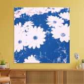 Image de fleurs sur toile (Insitu(Salon))