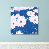 Image de fleurs sur toile (Insitu (Plancher de Bois))