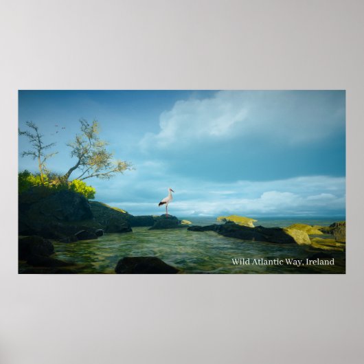 Image de Grey Heron pour Poster (Devant)