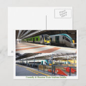 Image de la gare pour carte postale (Devant / Derrière)