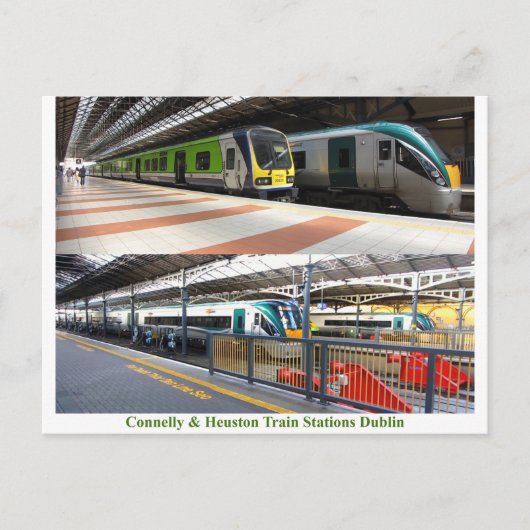 Image de la gare pour carte postale (Devant)