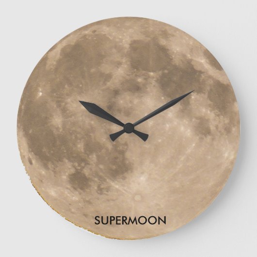 Image de la lune pour horloge à paroi ronde (Recto)