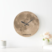 Image de la lune pour horloge à paroi ronde (Maison)