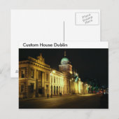 Image de la ville de Dublin pour carte postale (Devant / Derrière)