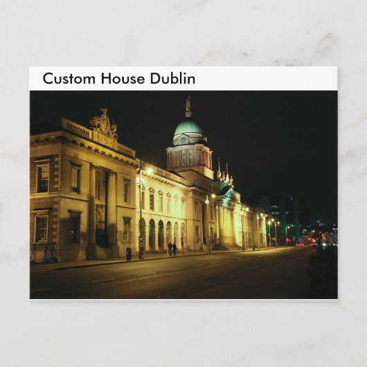Image de la ville de Dublin pour carte postale (Devant)