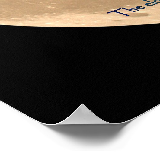 Image de lune avec 2 WOLVES CHEROKEE TALE Poster d (Coin)