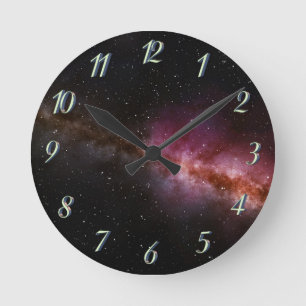 Image de l'univers horloge murale