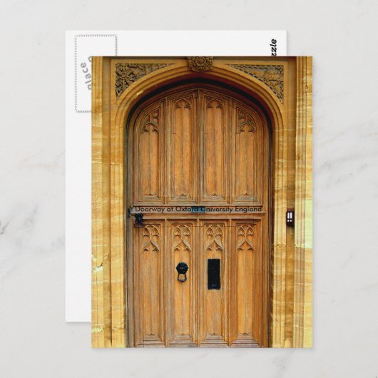 Image de l'Université d'Oxford pour carte postale (Devant / Derrière)
