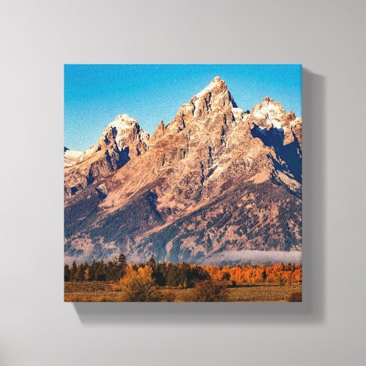 Image de montagne rocheuse sur toile (Recto)