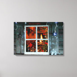 Image de Noël pour Canva en toile enveloppée de No