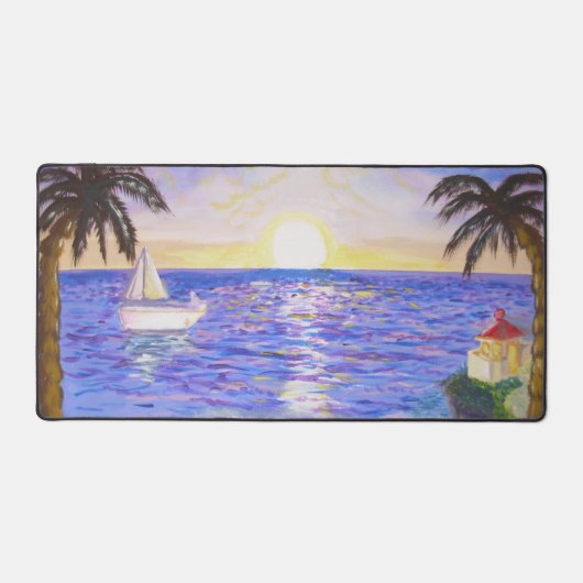 Image de peinture Ocean Sunrise Art (Recto)