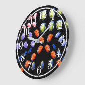 Image de poisson tropicale pour horloge murale acr (Angle)