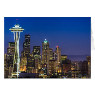 Image de Seattle Skyline le matin.