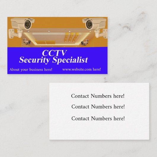 Image de sécurité pour Carte de visite (Devant / Derrière)