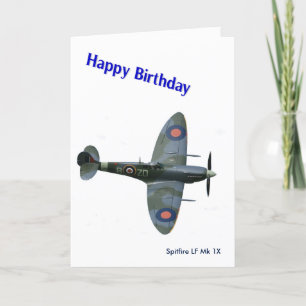 Image de Spitfire Aircraft pour carte de voeux d'a