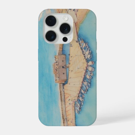 Image de style de peinture du château et du port d (Verso)