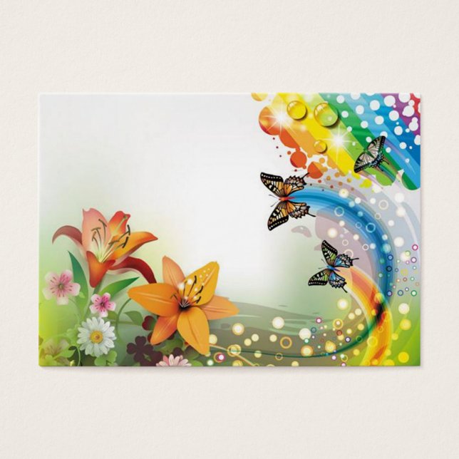 image de tu fleuris et des papillons (Devant)