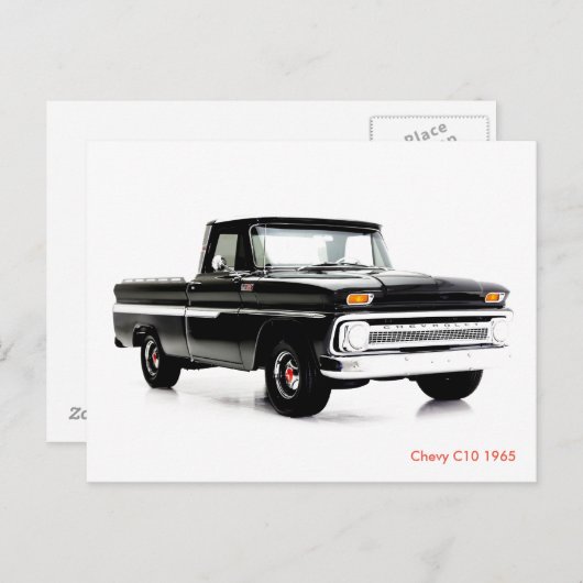 Image de voiture classique pour carte postale (Devant / Derrière)